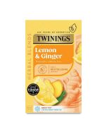 Twinings Lemon &amp; Ginger Tea Envelopes (20)