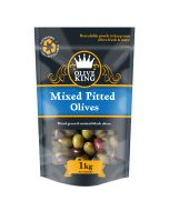 Olive King Mixed Pitted Olives (1kg Net Weight)