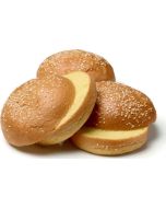 Speciality Breads Glazed Sliced &amp; Seeded Brioche Bun (48 x 90g)