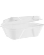 Vegware Bagasse Clamshell Box (500 x 7x5in)