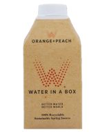 Water in a Box Orange &amp; Peach Spring Water (12 x 500ml)