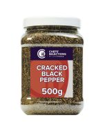Chefs&#039; Selection Cracked Black Pepper (500g)