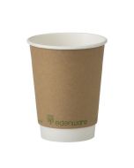 Go-Pak Edenware Double Wall Brown Kraft Cups 16oz (500)