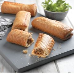 Proper Cornish Unbaked Vegan 6&quot; Sausage Rolls 