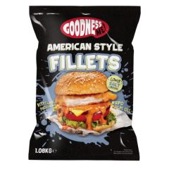 Goodness Me American Chicken Fillets 