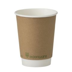 Go-Pak Edenware Double Wall Brown Kraft Cups 12oz 