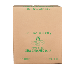 Cotteswold Dairy Semi Skimmed Milk Pergal 24 Pint 