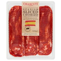 Charcuti Spanish Sliced Chorizo 