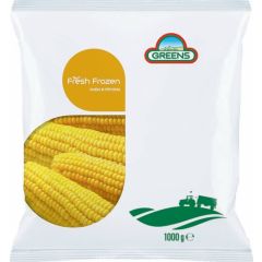 Greens Corn Cobs Halves 