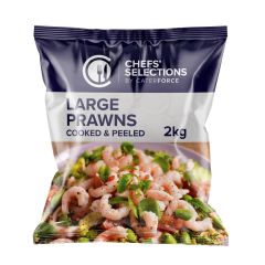Chefs&#039; Selection Large Cooked &amp; Peeled Coldwater Prawns 