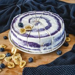 More Food Vegan Banana &amp; Blueberry Cake 