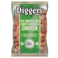 Diggers Soy, Ginger &amp; Lime Crispy Shredded Chicken 