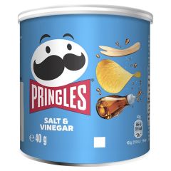 Pringles Salt &amp; Vinegar Crisps Can 