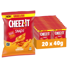Kelloggs Cheez-it Snap&#039;d Double Cheese Crackers 