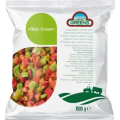 Greens Diced Mixed Peppers 10x10mm 