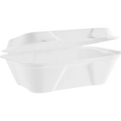 Vegware Bagasse Clamshell Box 