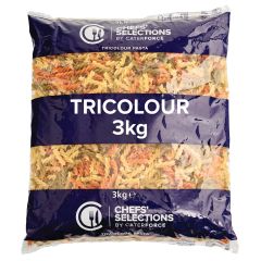 Chefs&#039; Selection Dried Tri Colour Fusilli 