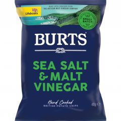 Burts Sea Salt &amp; Malt Vinegar Hand Cooked Potato Crisps 