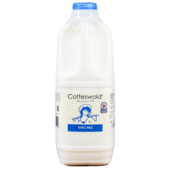 Cotteswold Dairy Whole Milk Pasteurised Poly Bottle 