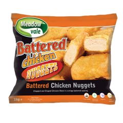 Meadow Vale Battered Chicken Nuggets 22 - 24g 
