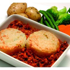 Scheff Foods Vegan Shepherds Pie with Bubble &amp; Squeak Cakes 