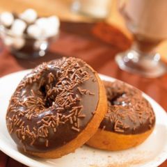 Katerbake Iced Chocolate Ring Doughnuts 