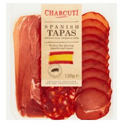 Charcuti Spanish Tapas - Serrano Ham, Chorizo &amp; Lomo 