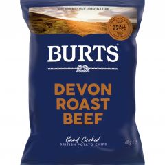 Burts Devon Roast Beef Hand Cooked Potato Crisps 