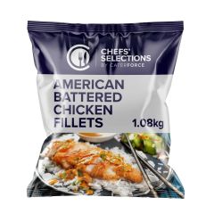 Chefs&#039; Selection American Battered Chicken Fillets 