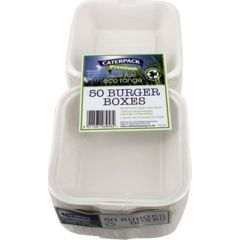 Caterpack Compostable Burger Boxes 