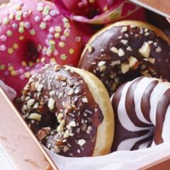 Donut Worry Be Happy Mini Ring Donut Fancy Mix 