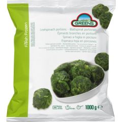 Greens Spinach Leaf Portions 40g 